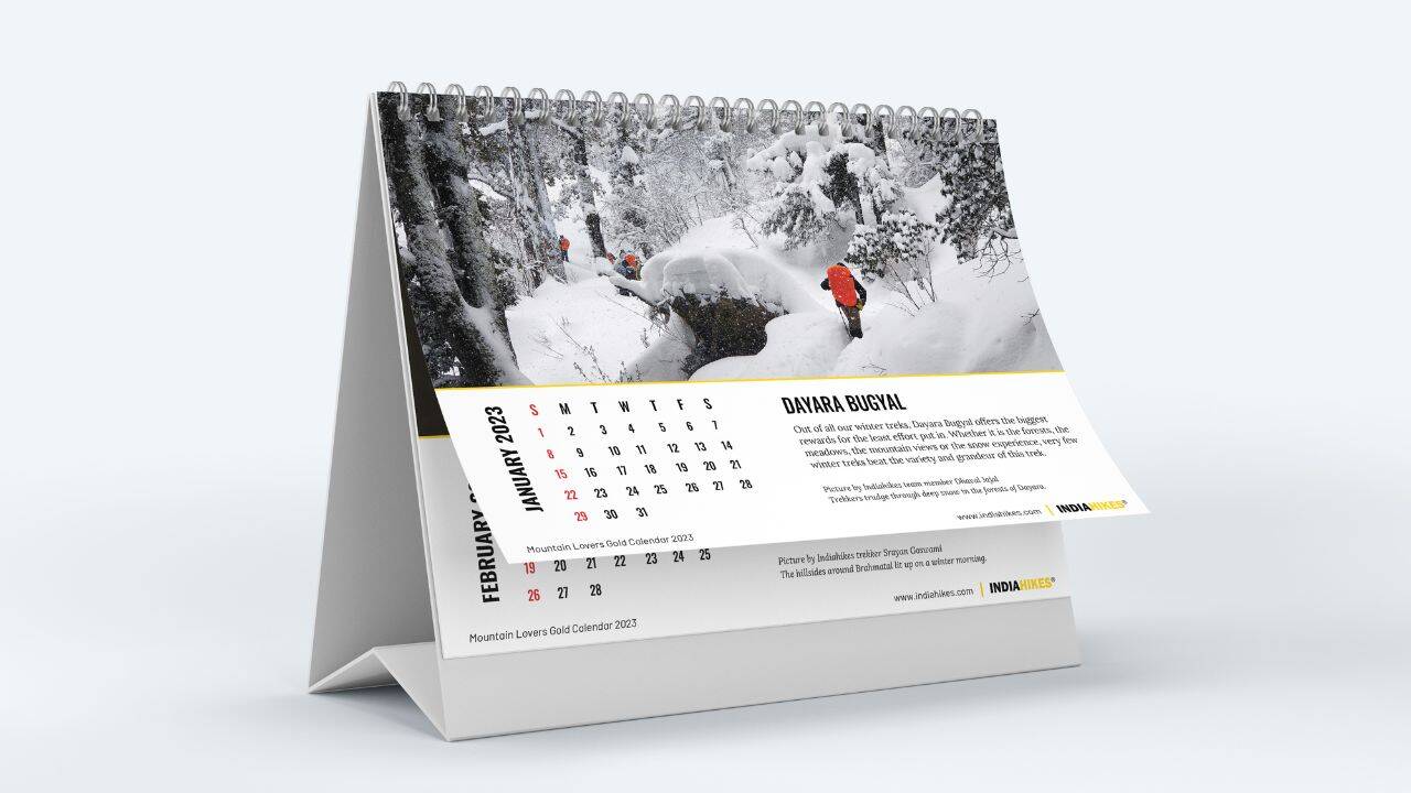 Mountain Lovers Gold Calendar 2023 Now Shipping