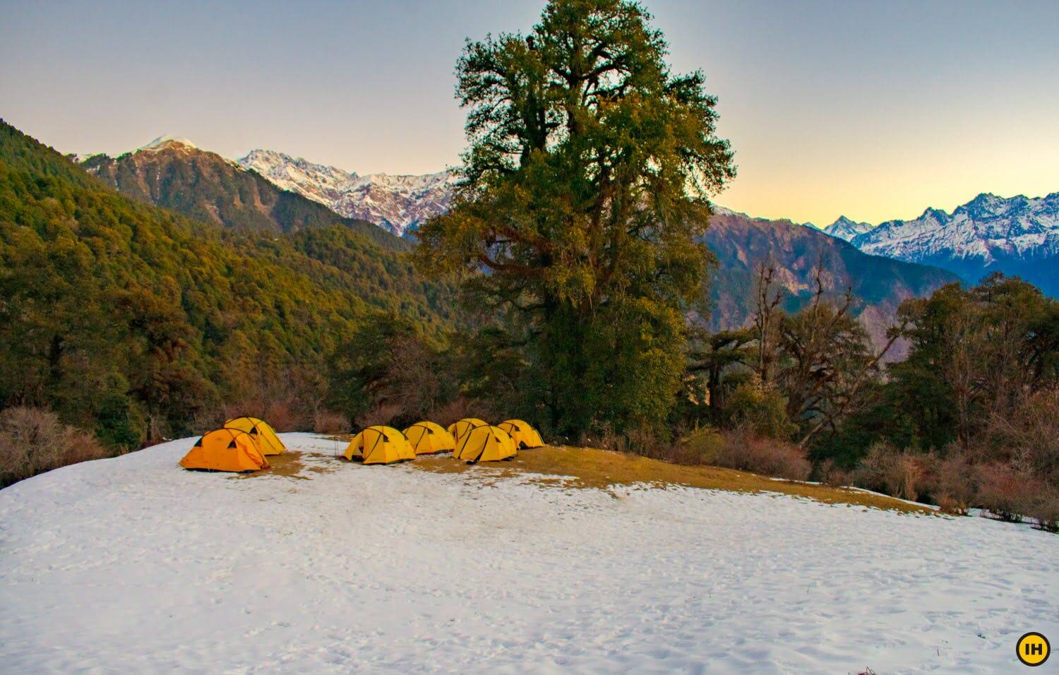 low-preview-f9576b26 0cfd 4bc8 b989 dcc9d29ea154 dayara bugyal trek january 2021 indiahikes anubhav bhatt gui campsite hillman tents winter trek snow %282%29
